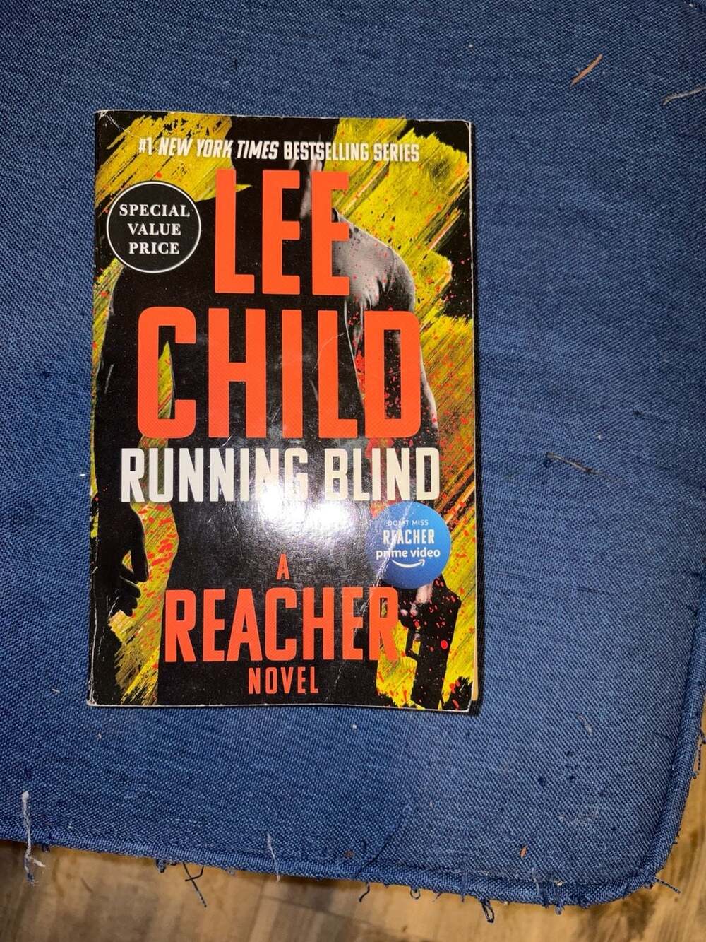 Lee Child Running Blind Jack Reacher Novel Paperback